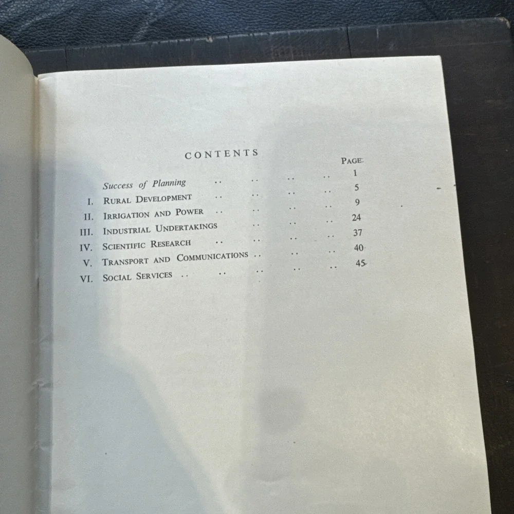 Vintage RARE Achievements Of Planning Government Of India Booklet 1960